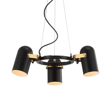 Eugenio Adjustable Metal LED Chandelier - JONATHAN Y